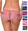 Montelle Intimates Women's Lace Cheeky Boyshort Panty