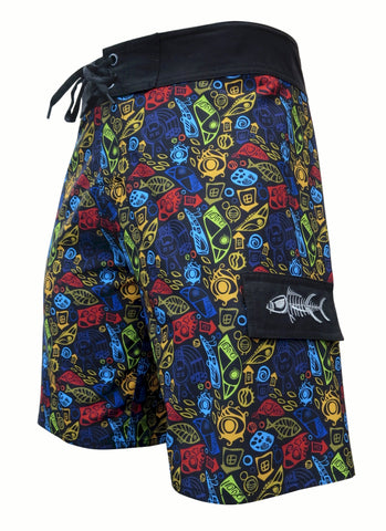 Tormenter Men’s Reef Break SPF-35 9.5" Board Shorts, Size 28 or 29