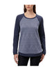 Adrienne Vittadini Women's Lace Bodice Pullover Long Sleeve Tee Shirt