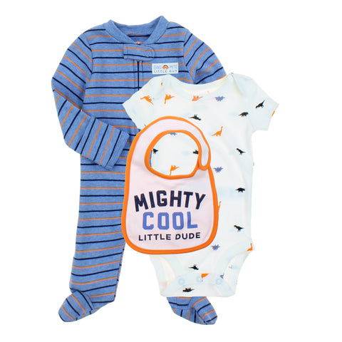 Little Boys 3 Piece Cotton Set