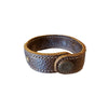 Womens Vintage Style Snap Closure Leather Bracelet