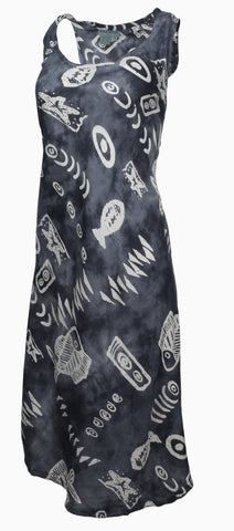 Aqua Beach Womens Rayon Fish Cover Up Dress