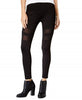 Juniors' Sheer-Inset Leggings