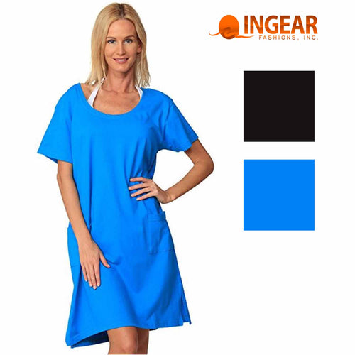 Ingear Womens Short Sleeve T-Shirt Cover Up Dress