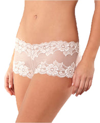 Montelle Intimates Women's Lace Cheeky Boyshort Panty