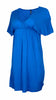 Ingear Womens Low Cut Neck Swimsuit Cover Up Lightweight Short Slub Dress