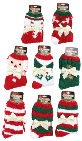 Charter Club Womens Holiday Crew Socks