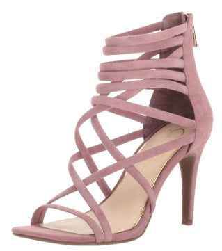 Jessica Simpson Women's Harmoni Heeled Sandal (5.5M, Mauve Taupe)