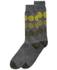 Bar III Mens Printed Seamless Toe Crew Socks