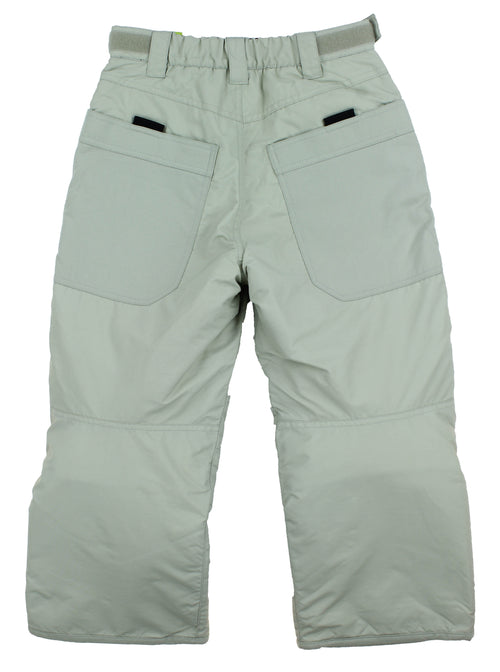 Black Dot Youth Water and Wind Resistant Snow Pants (Khaki, Small/8)