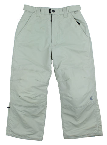 Black Dot Youth Water and Wind Resistant Snow Pants (Khaki, Small/8)