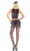 Be Wicked Womens Sexy 4 Piece Naughty Robin Costume