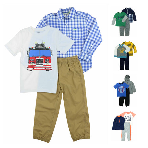 Boys 3 Piece Matching Casual Outfit Set