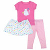 Baby Girl's 3 Piece Set-2 Shirts, 1 Pant