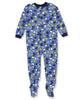 Baby Boys Printed 1 Piece Fleece Footy Pajama