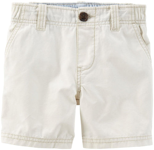 Little Boys' Woven Canvas Shorts