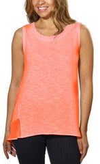 Adrienne Vittadini Womens High-Low Sleeveless Blouse Top