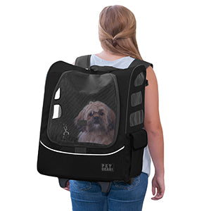 Pet Gear I-GO Plus Traveler Carrier Car Seat Backpack