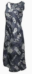 Aqua Beach Womens Rayon Fish Cover Up Dress