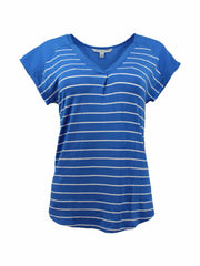 Adrienne Vittadini Womens Short Sleeve Shirt