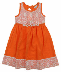 Jona Michelle Girls Sleeveless Patterened Casual Spring/Summer Playwear Dresses-943614