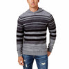 Men's Blanket Stripe Hoodie (Charcoal Heather, 3X-Large)