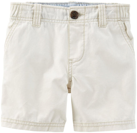 Little Boys' Woven Canvas Shorts