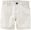 Little Boys' Woven Canvas Shorts
