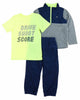 Boys 3 Piece Matching Casual Outfit Set