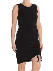 Bar III Womens Mini Sleeveless Bodycon Dress Black S