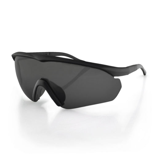 Bobster Delta Ballistics Matte Black Sunglasses with 2 Interchangeable Lens