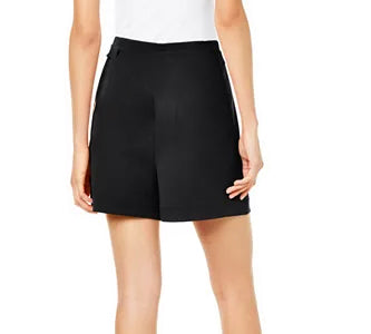 Bar III Womens Tie Waist Shorts New Without Tags (Black, 12)