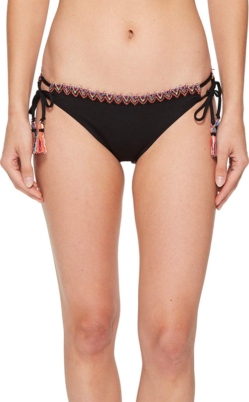 BECCA by Rebecca Virtue Mardi Gras Tie Side Bikini Bottom