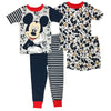 Boys 4 Piece Mix and Match Character Pajama Set, 24 Mos