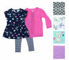 Baby Girl's 3 Piece Set-2 Shirts, 1 Pant