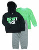 Boys 3 Piece Matching Casual Outfit Set