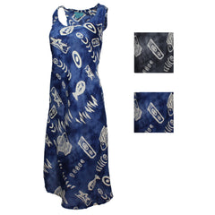Aqua Beach Womens Rayon Fish Cover Up Dress