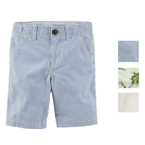 Little Boys' Woven Canvas Shorts