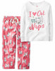 Girls 2 Piece Pajamas Shirt and Pant Sleepwear