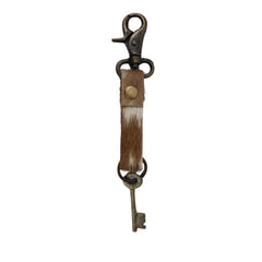 Womens Purse Handbag Leather Calf Hair Hairon Keychain