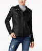 Juniors' Faux-Leather Jacket