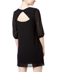 BCX Juniors' Cutout-Back Necklace Shift Dress