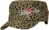 Womens Military Style Adjustable Hat (Cheetah Print/Green, One Size)
