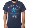 Mens Pixelated Mega Man Short Sleeve Graphic T-Shirt