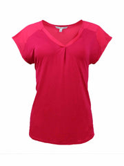 Adrienne Vittadini Womens Short Sleeve Shirt
