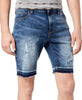 Mens Distressed Denim Shorts