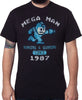 Mens Pixelated Mega Man Short Sleeve Graphic T-Shirt