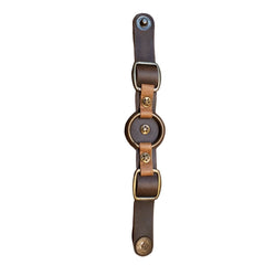 Womens Vintage Style Snap Closure Leather Bracelet