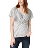 Bar III Womens Twist-Front Top