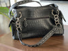 Handbag, Purse, Black Statchel